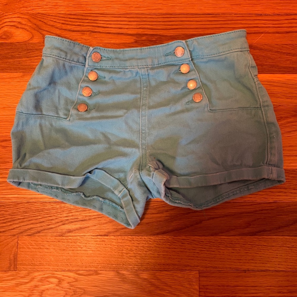 Blue shorts!